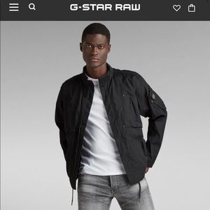 G Star Raw Quilted Lined Cargo Jacket